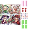 (US Local)4Pack Old Lady-Crystal Rhinestone Diamond Painting(30x30cm)
