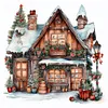 uk.everydayedeals (Limited Stock)Cross Stitch - 11ct Stamped - Chalet de No&euml;l r&eacute;tro (50*50cm)
