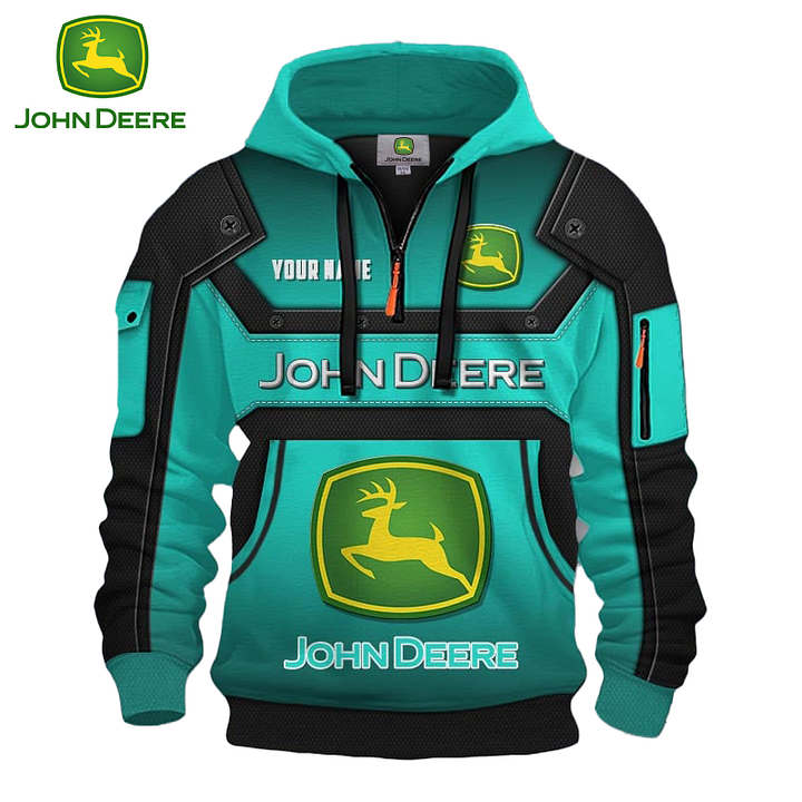 John Deere® 2020: nova camisola desportiva para atividades ao ar livre com forro de caxemira