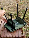 Outdoor Folding Table Aluminum Alloy Field Tactical Table and Stool Camping Lightweight Folding Stool