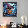 Diamond Painting - Partial Special Shaped Drill - Halloween Owl(Canvas|30*30cm)