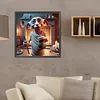 Dobby-Peinture diamant ronde compl&egrave;te-40*40cm
