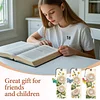 3Pcs DIY Pearl Painting Sunflower Bookmark with Butterfly Pendant Home Office Supplies Gift for Book Lovers