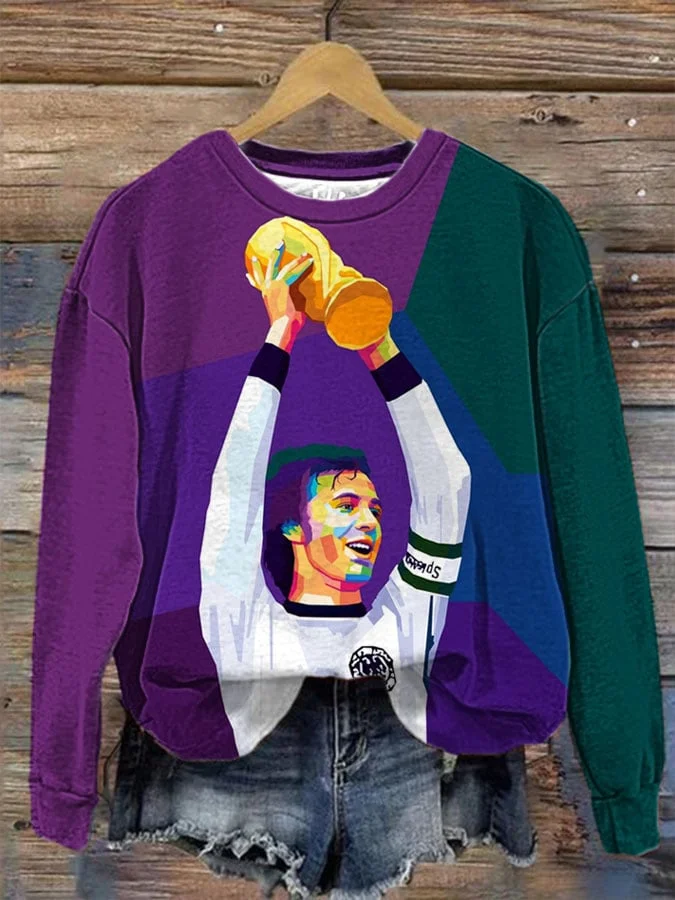 Women's RIP Beckenbauer Print Sweatshirt