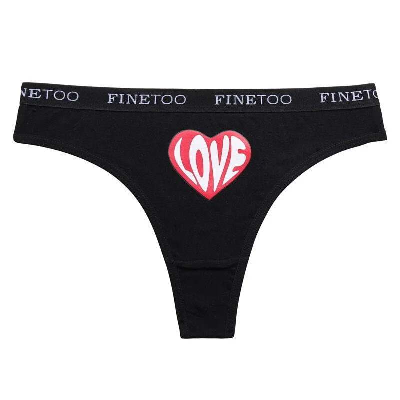 Front Heart Pattern Panties Women Cotton Underwear Sexy Briefs Panties Female Underpants Intimates Lingerie Ladies Cotton Pantys