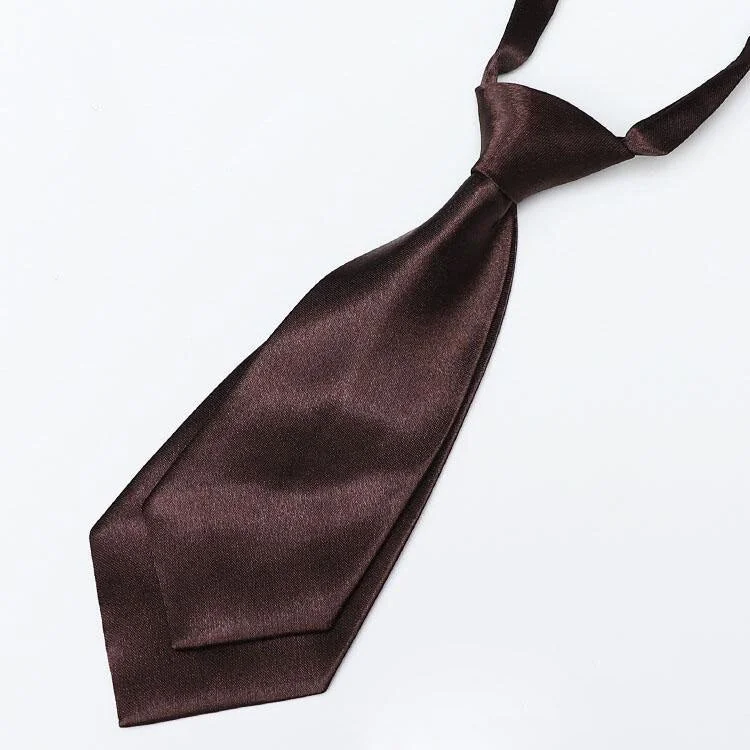 Handmade Bow Tie Necktie Solid Color Double Layer Women's and Children's School Uniform Shirt Accessories Trendy Small Tie Gifts