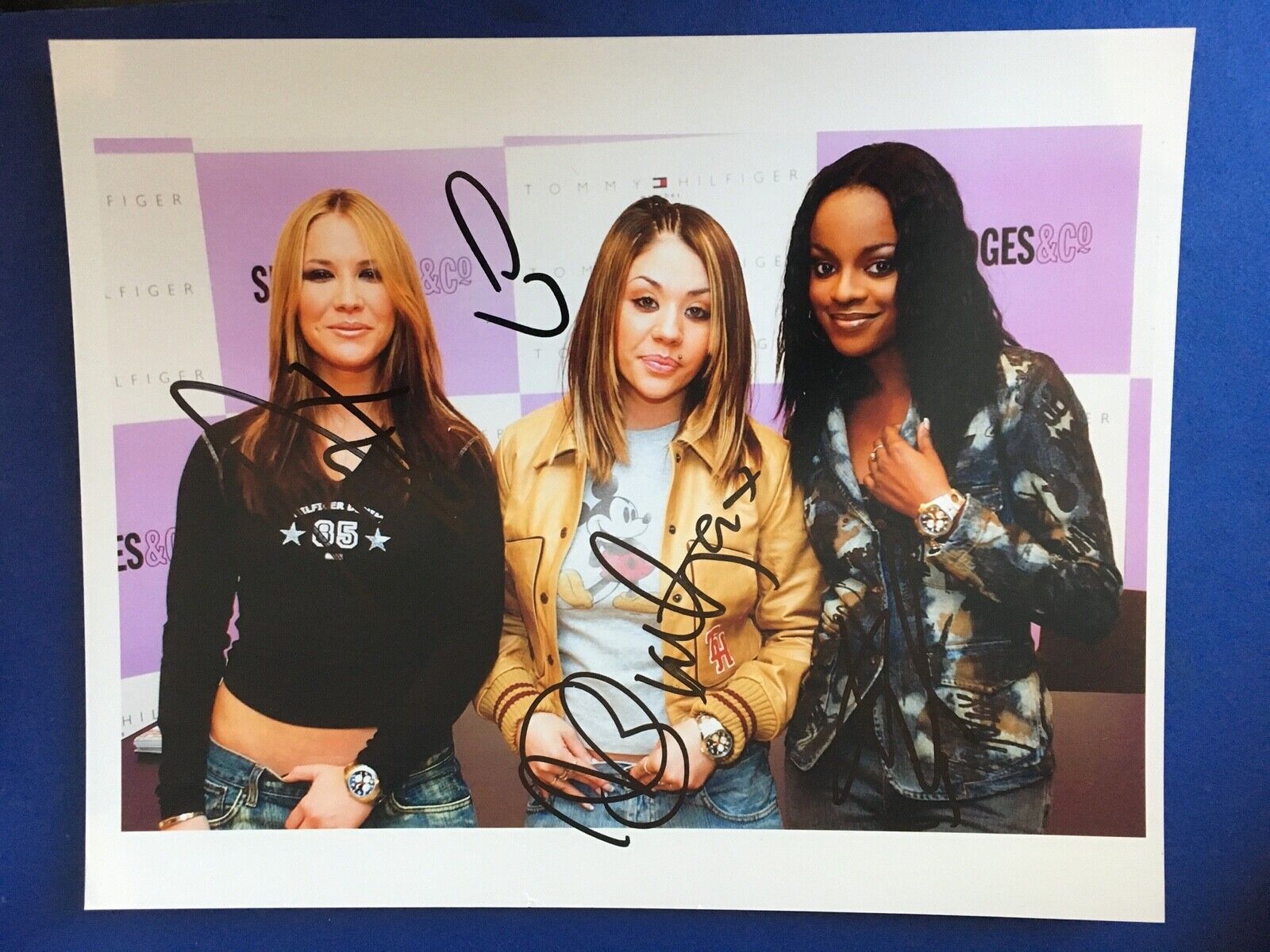 SUGABABES - CHART TOPPING GIRL BAND - FULLY SIGNED Photo Poster paintingGRAPH