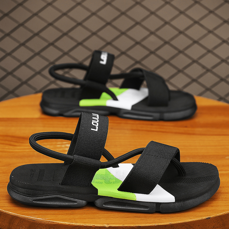 Geswet shoes for mens dress High Quality Brand Men sandals Summer Beach Flip Flops Men Fashion Breathable Casual Beach Men sandals Summer Outdoor