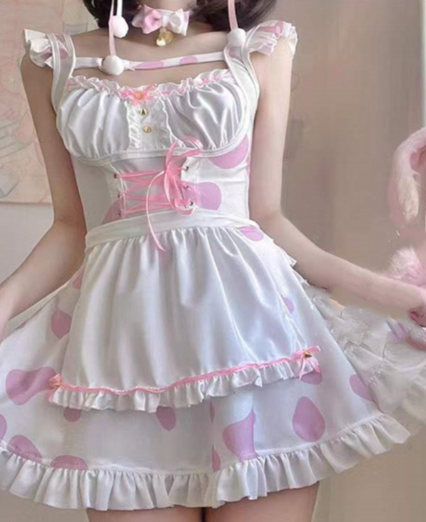 Cute Bunny Pink Maid Outfit BE1111