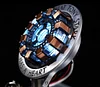 Iron Man Core Ark Reactor Alloy Model Metal Chest Light MK Alloy Reactor Hand-made Ornaments