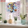 2D flache diy hängende Diamant Kunst Kits diy Wohnkultur hängender Charme (Eule)