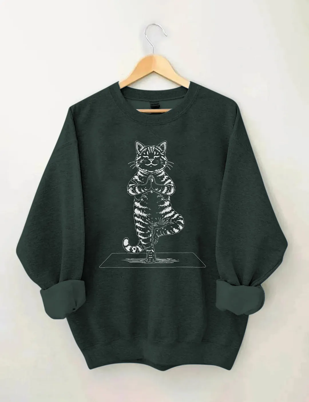 Meditation Yoga Cat Sweatshirt