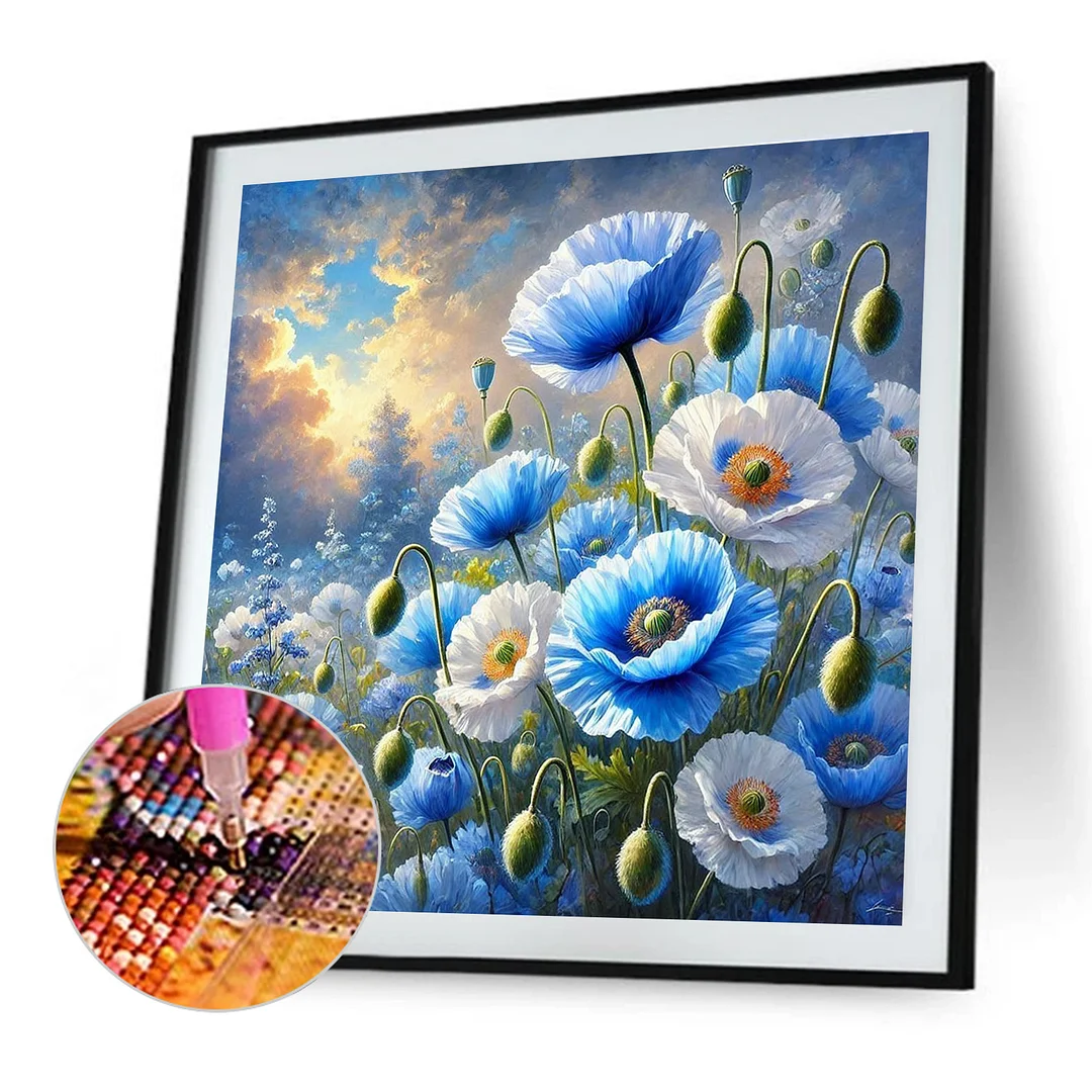 Diamond Painting - Full Round Drill - Flowers(Canvas|30*30cm)
