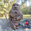 Wooden Norse Gods Ornament Garden/Home Decor