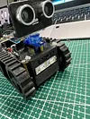ESP32 smart remote control car with OLED display and supports Bluetooth 4G remote control