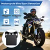 Motorcycle BSD 60GHz Millimeter Wave Radar Reversing Sensor 50m Range Motorcycle Lane Change Assist Radar IP67 Waterproof BSD Collision Avoidance Warning System Motorcycles Accessories
