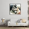 Horse And Cat-11CT Stamped Cross Stitch 40*40cm/15.75*15.75in tapestrymarket