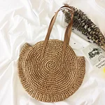Fashion Round Beach Woven Bag - Image 4