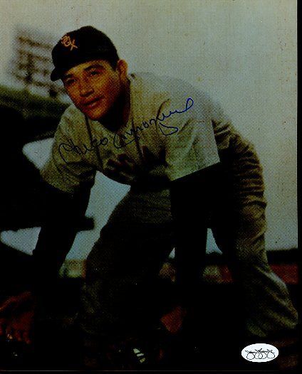 Chico Carrasquel Signed Jsa Cert Sticker 8x10 Photo Poster painting Authentic Autograph