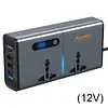 12V/24V To AC 220V Auto Converter Digital Display Auto Power Inversor 4 USB Port