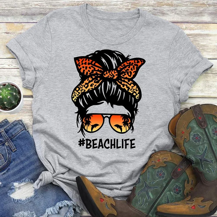 beach life Summer life T-shirt Tee - 01438-Annaletters