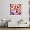 Giraffe-11CT Stamped Cross Stitch 40*40cm tapestrymarket