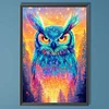 (40*60cm)DIY Full Round Drill Diamond Painting-Owl
