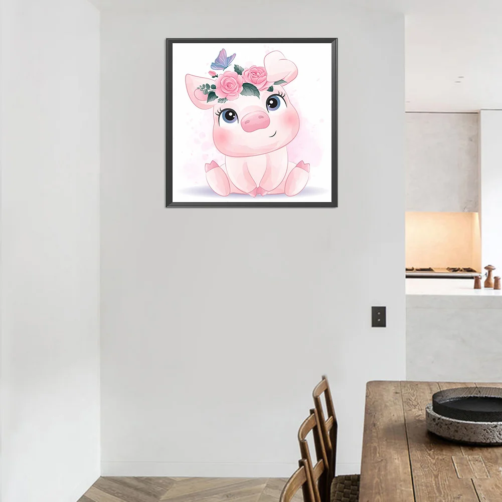 Full Round Diamond Painting 30*30cm - Cartoon Animals