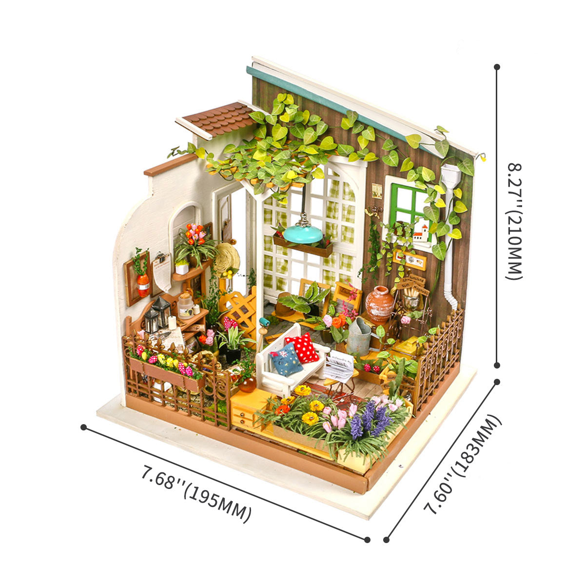 YOSOO Oranger en pot pour maison de poupée Oranger, Maison de Poupée en Pot  Vivid Dollhouse Miniature en Pot Plante jouets poupee