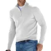 Pull Zippé Et Col Montant Pour Hommes