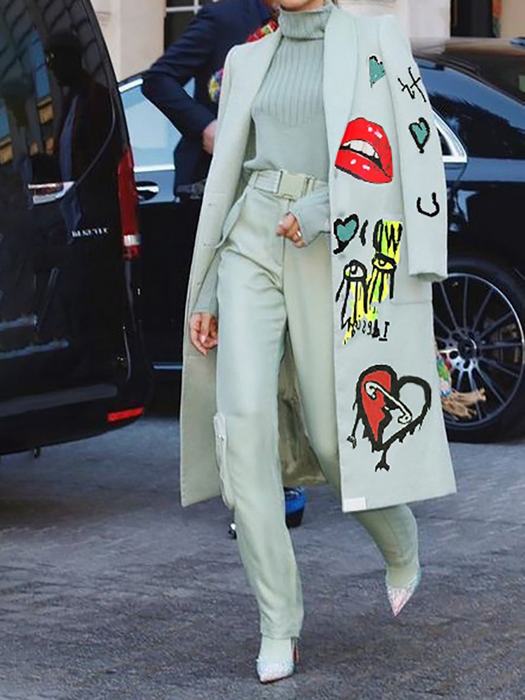 Fashion Graffiti Coat