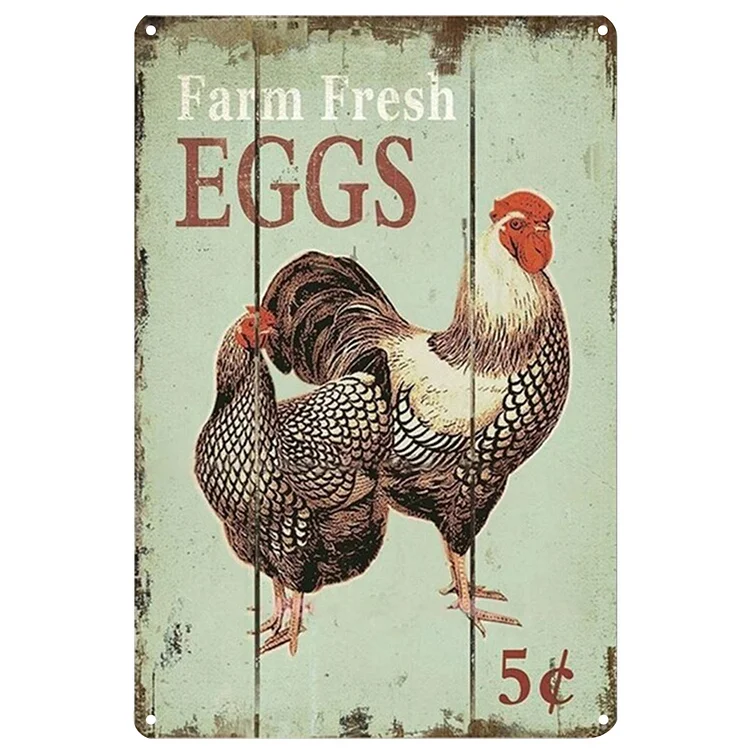 Chicken - Vintage Tin Signs/Wooden Signs - 8*12Inch/12*16Inch