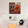 Birdhouse Cardinal-11CT Stamped Cross Stitch 50*50cm
