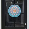 Diamond Painting Stained Glass Mandala Flower Pendant
