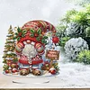 2D Flat Christmas Print DIY Diamond Painting Desktop Ornaments Kit Table Decor
