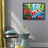(US Only)Poppy Printed Cross Stitch Kit 55x45cm DIY 11CT Thread Art Needlework Decor