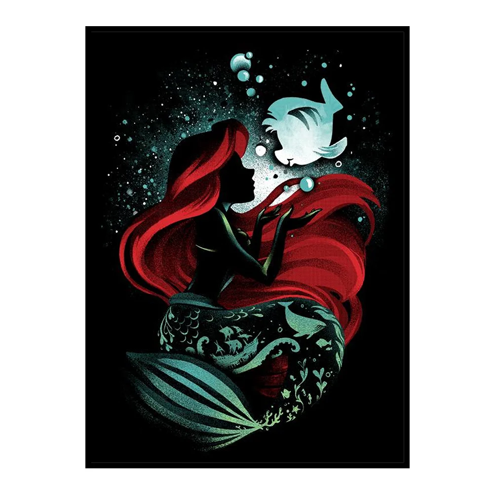 11CT Full Stamped Cross Stitch - Silhouette Series(Canvas|40*55cm)