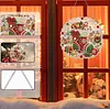 XMAS DIY Acrylic Special Shape Diamond Painting Hanging Pendant Hanging Kit