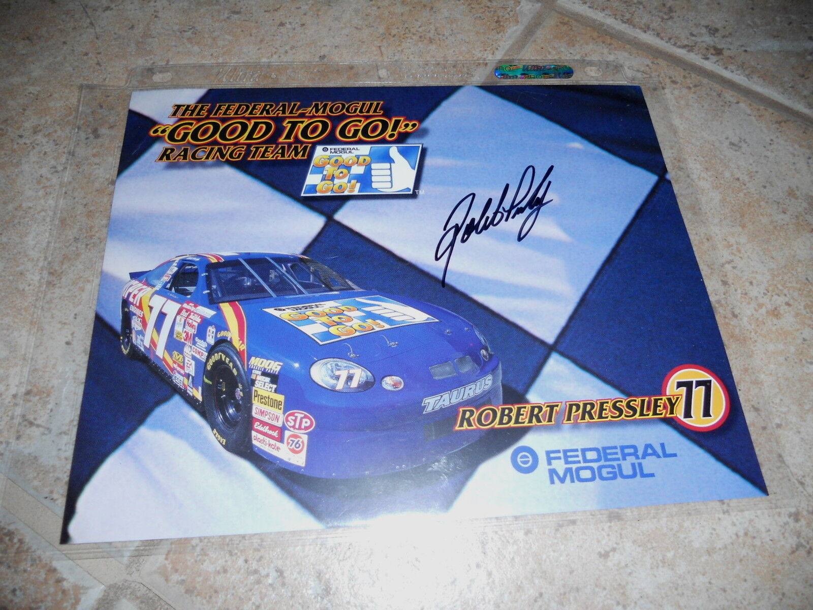 Robert Presley Signed Autographed 8x10 Promo Nascar Car Racing Photo Poster painting Picture