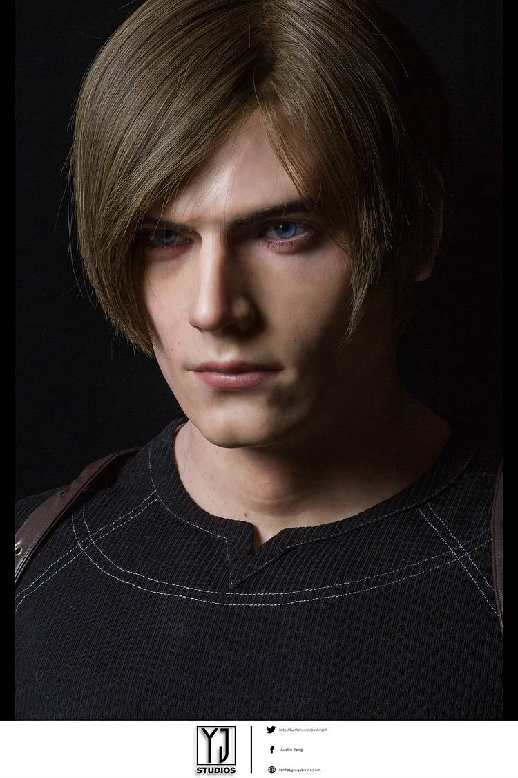 PRE-ORDER YJ Studio - Resident Evil 4 Leon Scott Kennedy 1/1 Bust