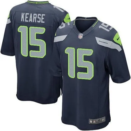 Seahawks #15 Jermaine Kearse Steel Blue Team Color Youth Stitched NFL Elite Jersey