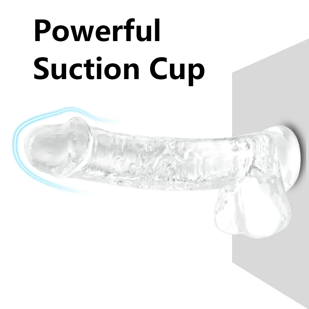 6 Inches Realistic Dildo With Suction Cup For G-spot And Anal Stimulation