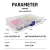 115pcs Fishing Lure Kit Soft and Hard Bait Jig Hooks Sinker Weights Gift for Men