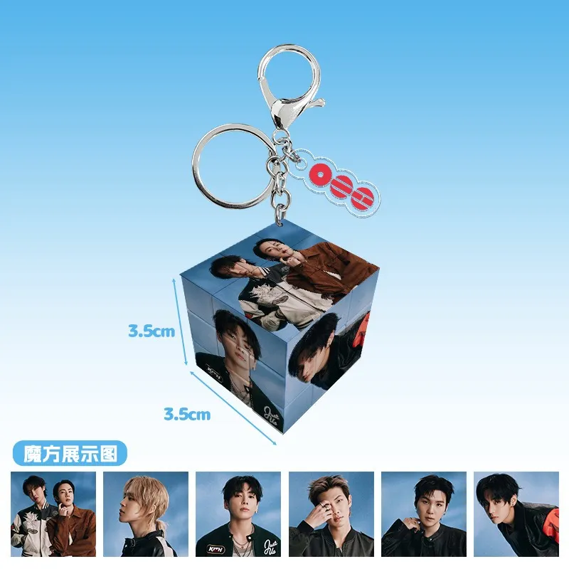 BTS ARIRANG Cube Photo Keychain | BTS Member Keyring