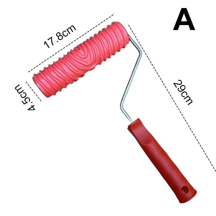 💥💥New products 52% OFF💥embossing texture pattern paint roller for wall decoration