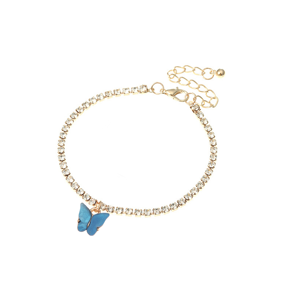 

Fashion Butterfly Bracelet Women Shiny Claw Statment Anklet Jewelry Gift, 501 Original