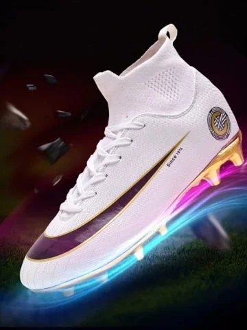 Pornhint Soccer Boots Indoor Turf Futsal Sneakers TF & Long Spikes Men Shoes Soccer Cleats Original Football Sports Shoes for Women Men