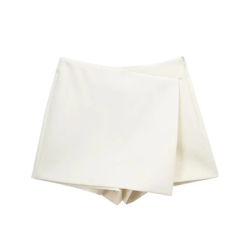 Woherb Woherb New Multi-Color Asymmetric Fashion Joker Foreign Style Skirt Pants-Outfit Ideas