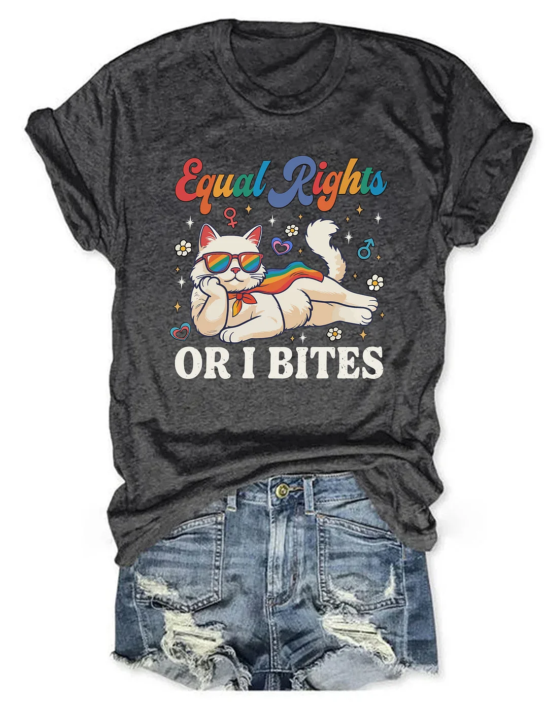 Equal Rights Or I Bites T-shirt