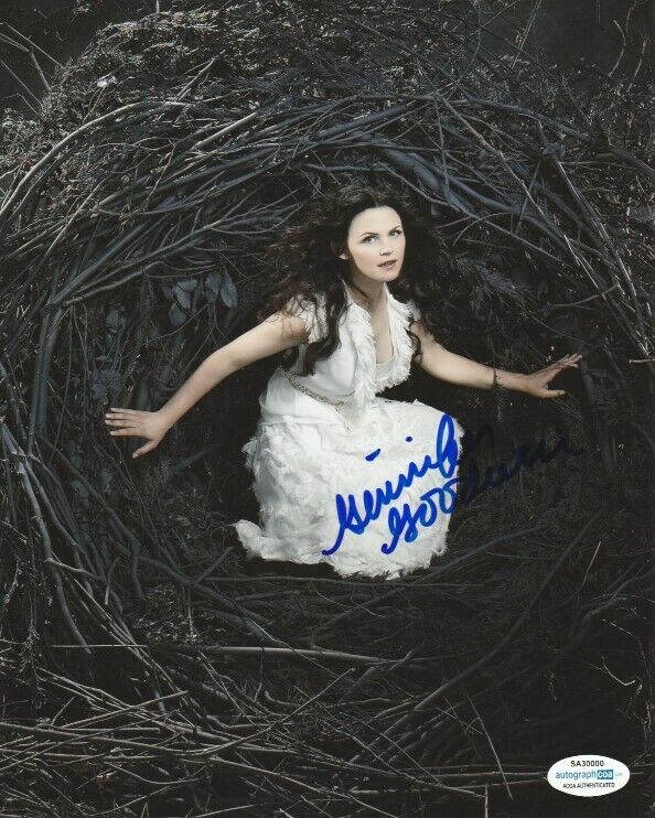 GINNIFER GOODWIN SIGNED ONCE UPON A TIME 8x10 Photo Poster painting #2 SNOW WHITE ACOA COA PROOF
